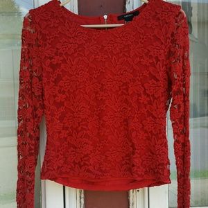 Forever 21 Lace Top Size M